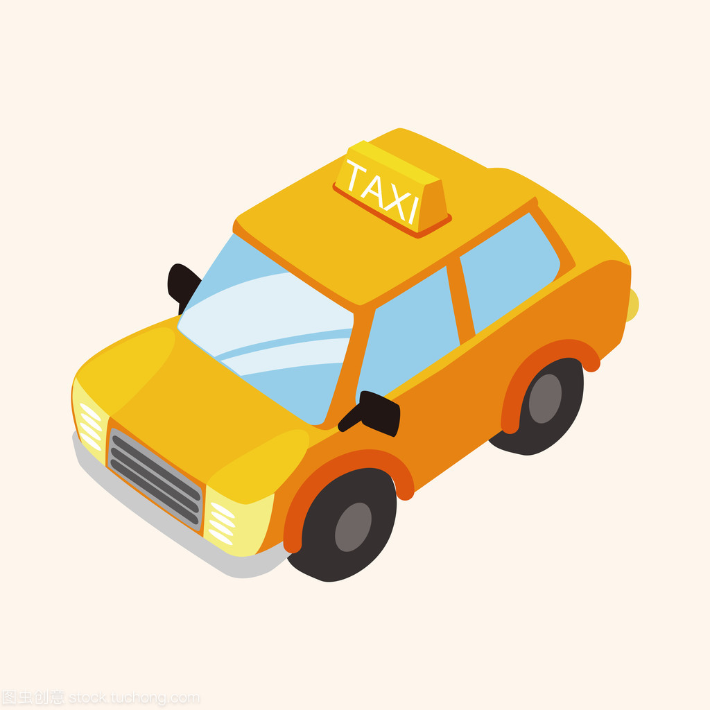 穿梭于城市血脈的出租汽車 現代交通的流動符號